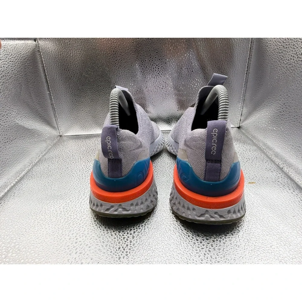Size 5.5Y Nike Epic Phantom React Flyknit Indigo Fog Kids‎ Sneakers CJ7202-400